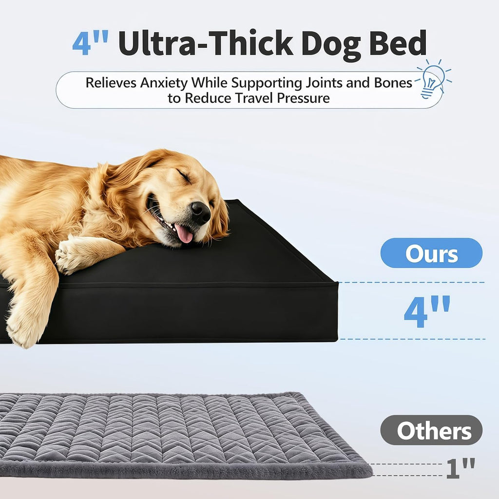 backseat dog bed, dog bed for car back shown in use