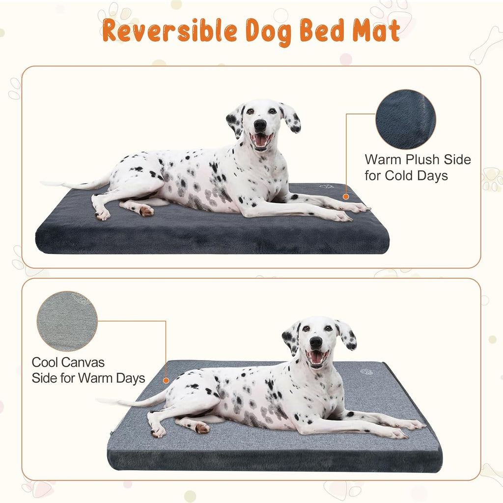 empsign dog bed mat crate pad mattress, ultra, close-up detail