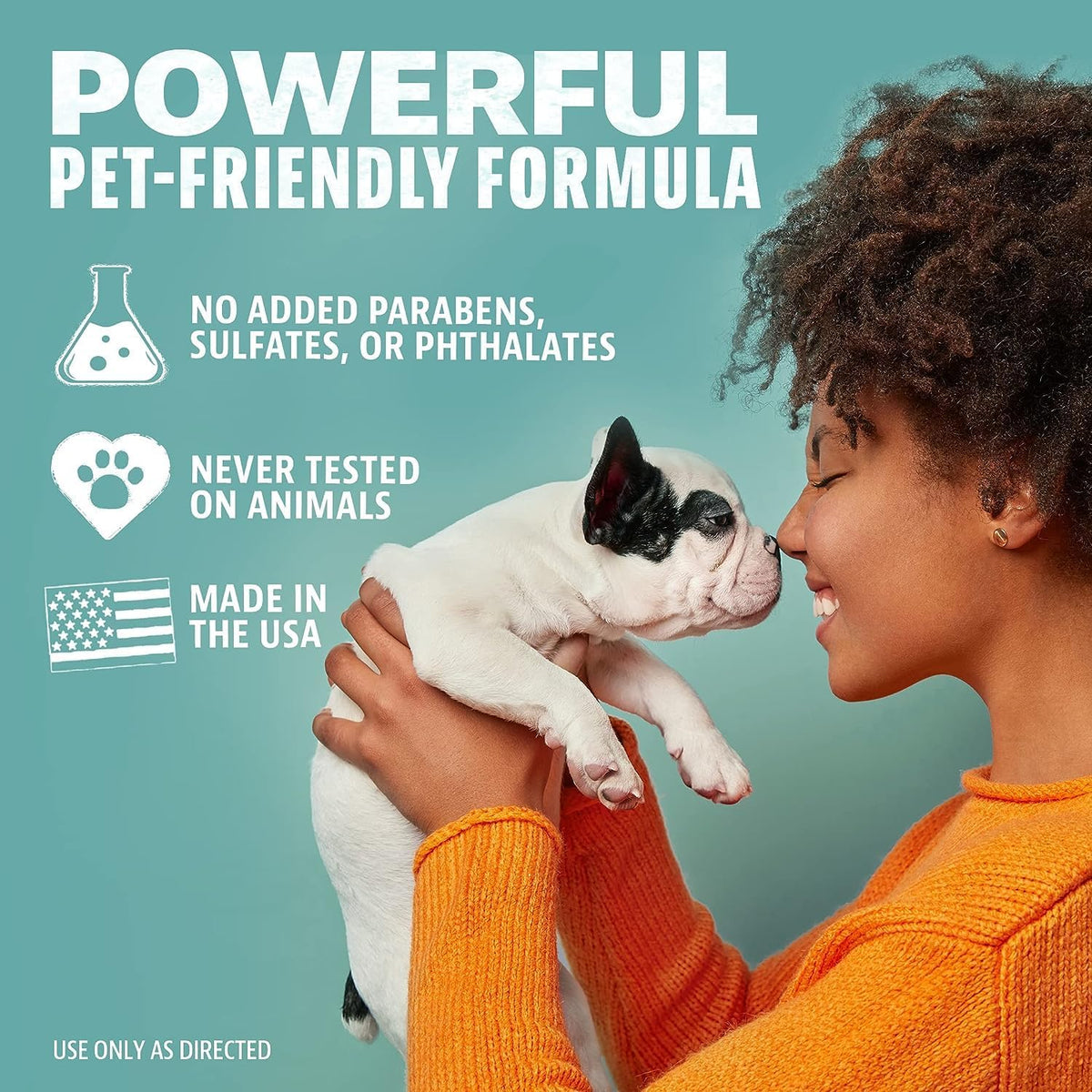 angry orange pet odor eliminator for strong odor, side view