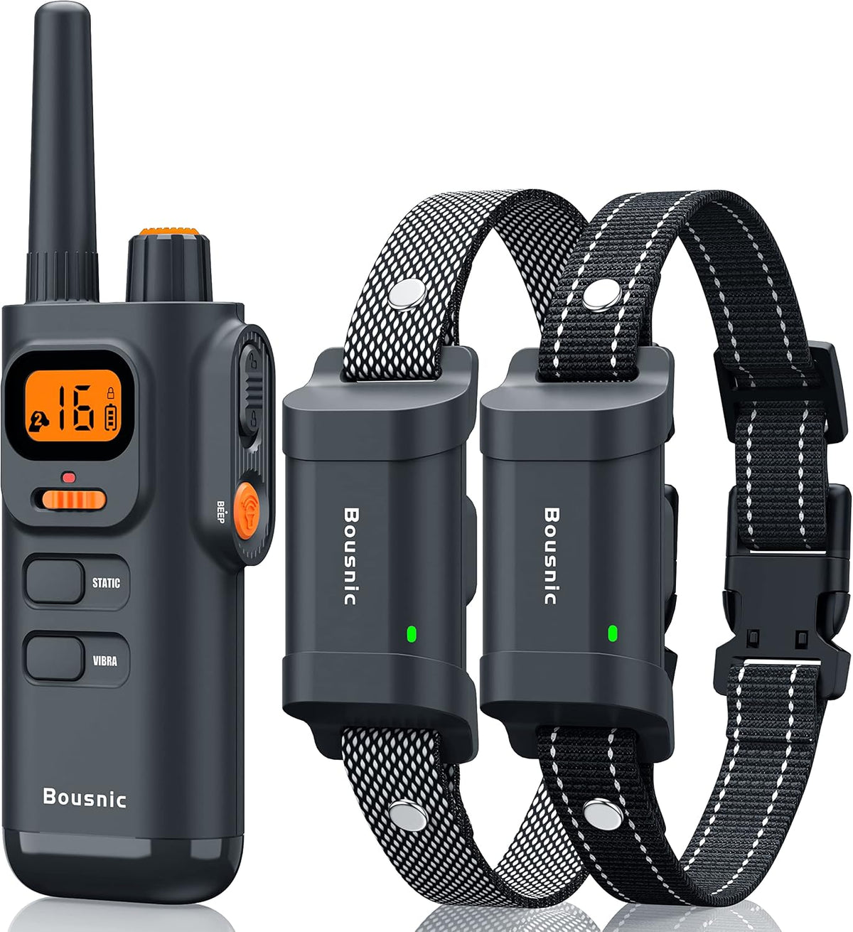 bousnic dog training collar with remote - 4000ft, main product view
