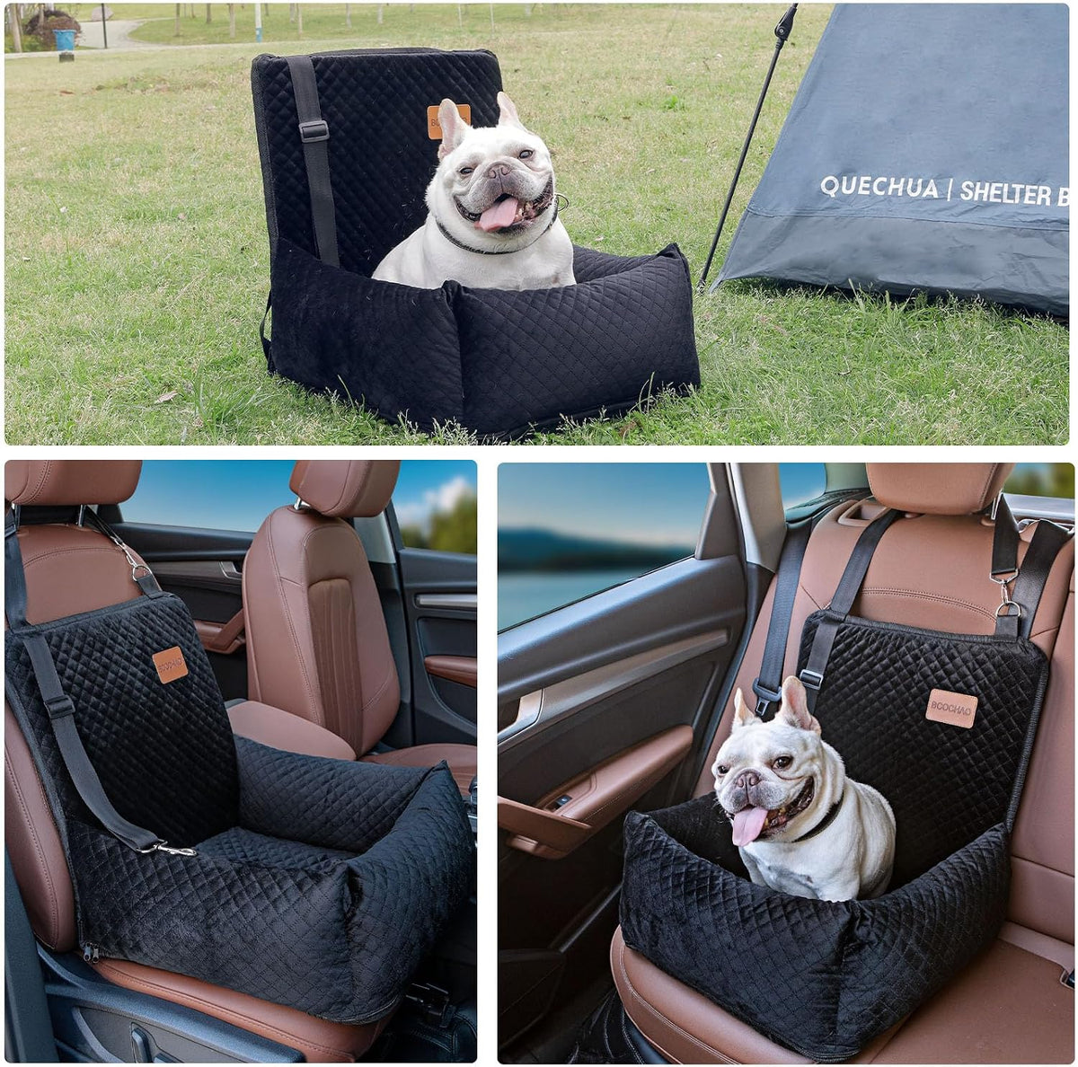 dog car seat pet booster seat pet travel, side view