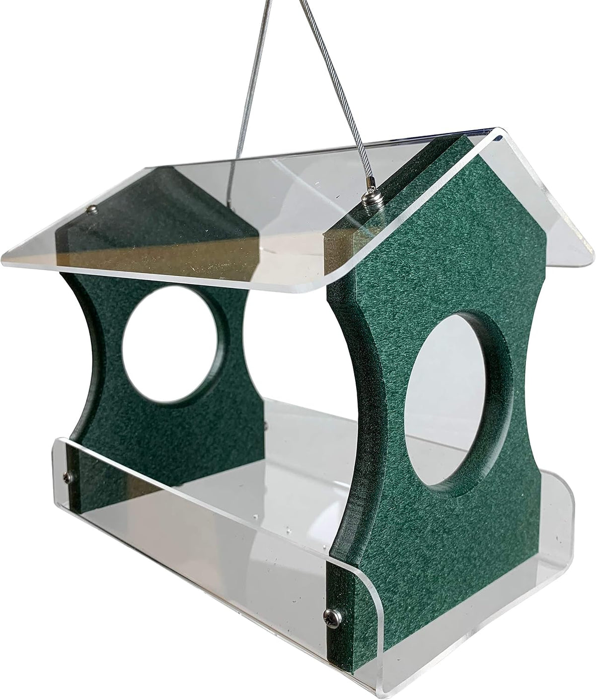 jcs wildlife poly lumber and acrylic hanging bird shown in use