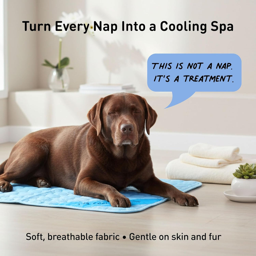 inspector tail dog cooling mat, indoor & outdoor, view 9