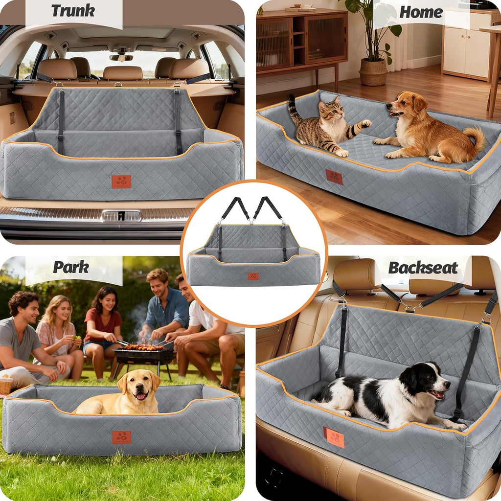 xieeaozee large dog car seat for pets under on a desk or shelf