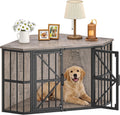 choezon 44" corner dog crate furniture for medium, main product view