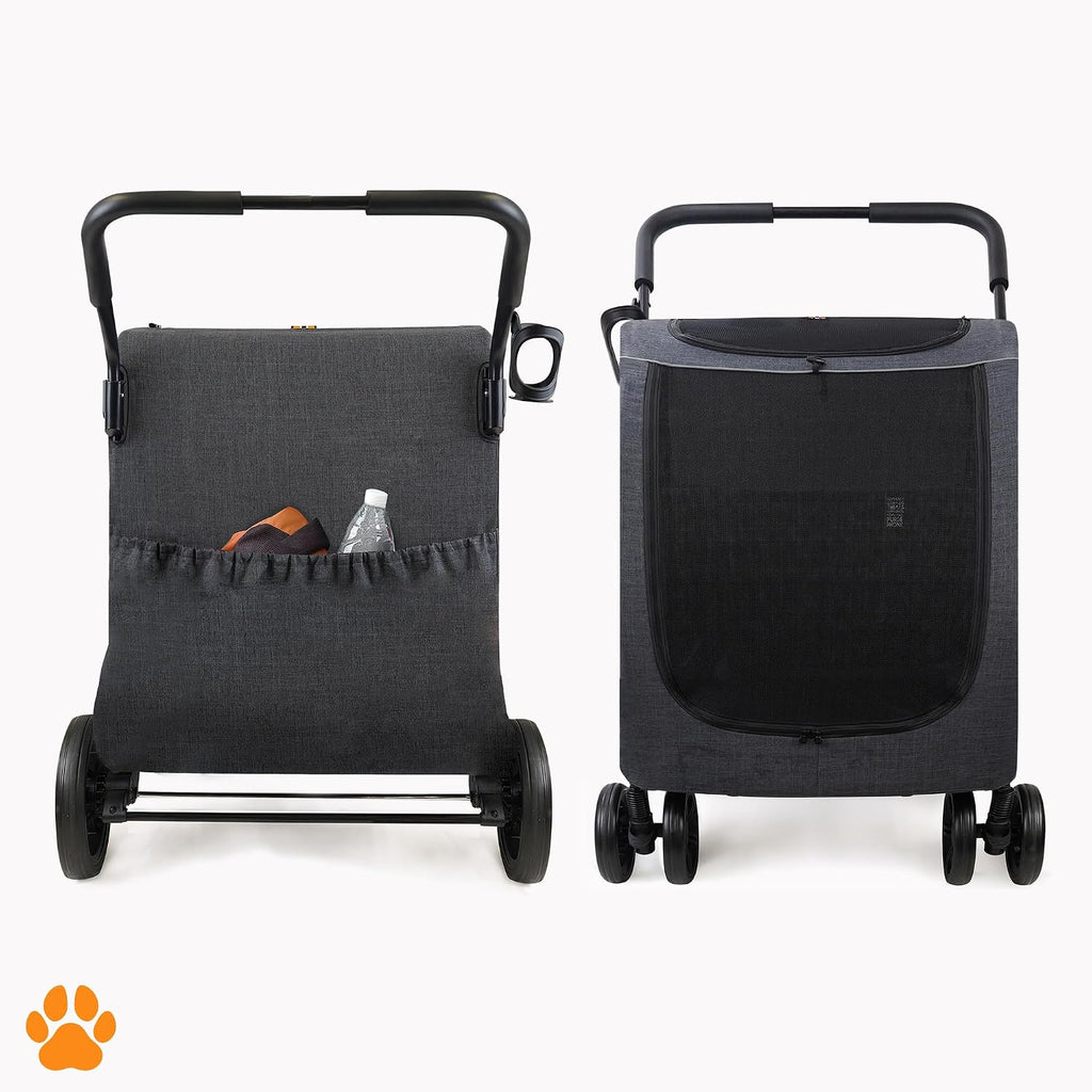 chester raincover pet stroller - melange black, package contents