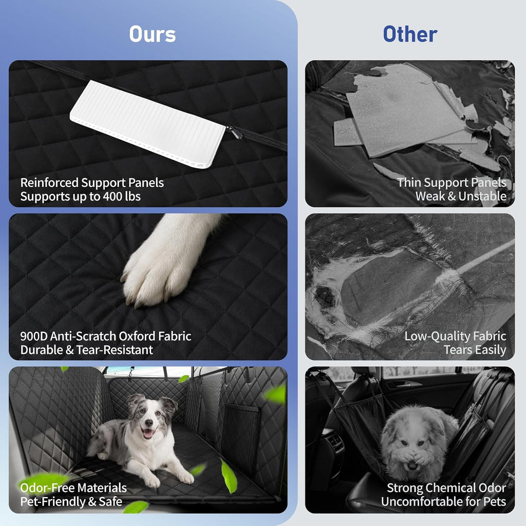 dog car seat cover for back seat, hard, package contents