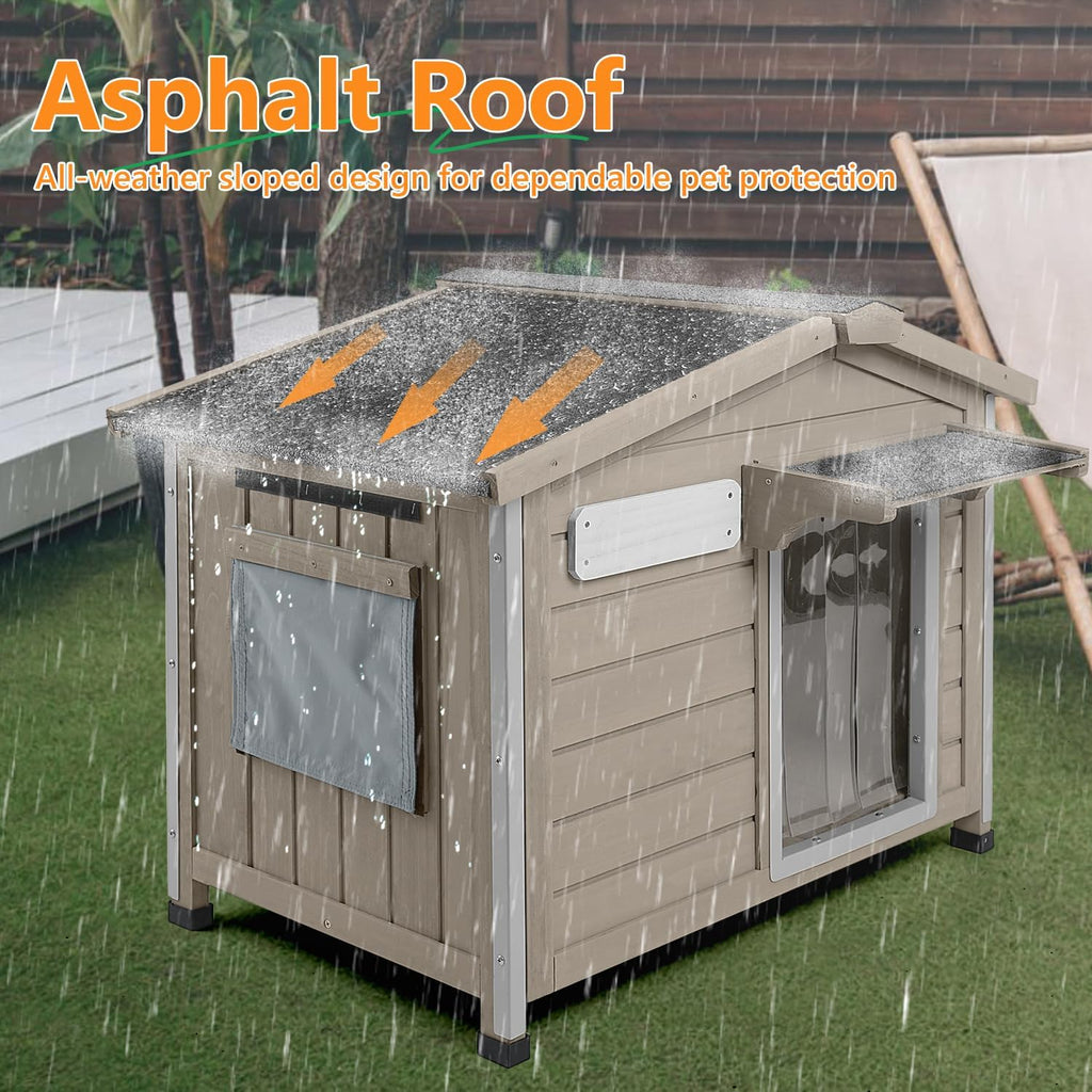 dog house outdoor with openable roof for small on a desk or shelf