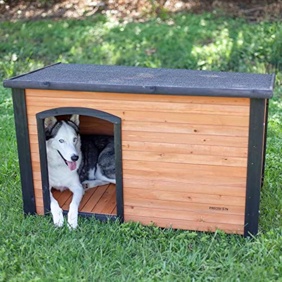 precision pet products extreme outback log cabin dog, view 10