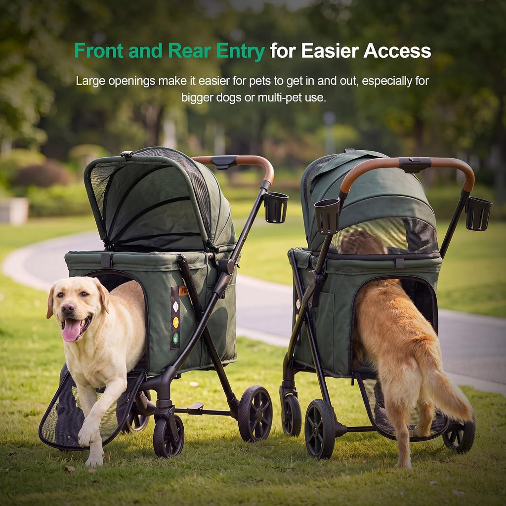 jwx pet stroller for medium and large dogs, package contents