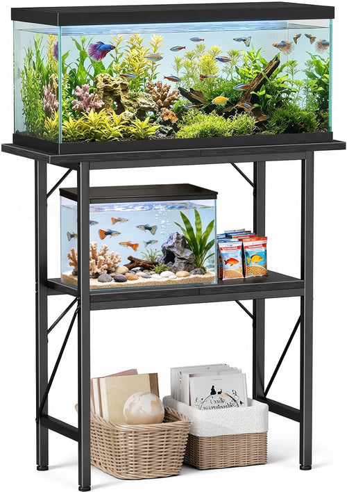 10-30 gallon fish tank stand with storage shelves, main product view