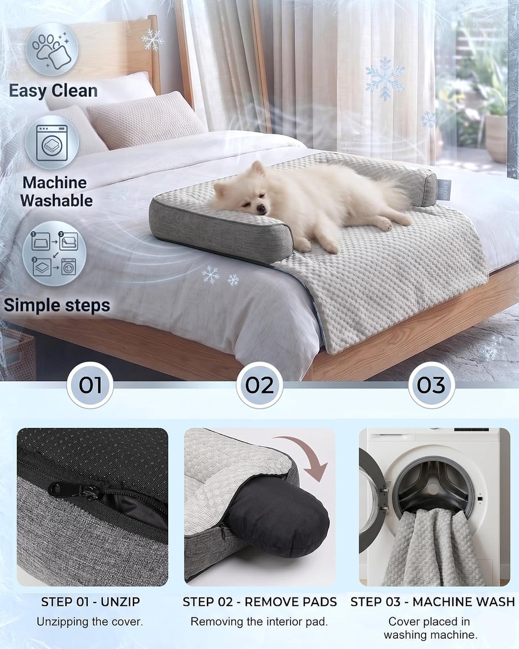cooling dog bed/mat for couch,medium size(41" x 37") showing dimensions