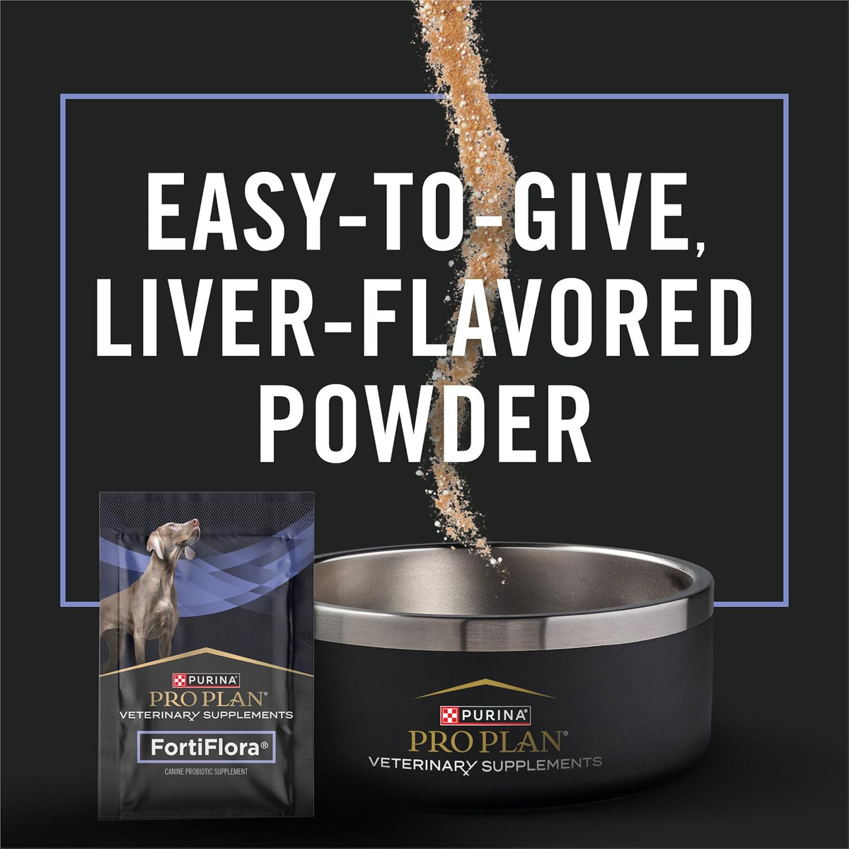 purina pro plan veterinary supplements fortiflora daily probiotics shown in use