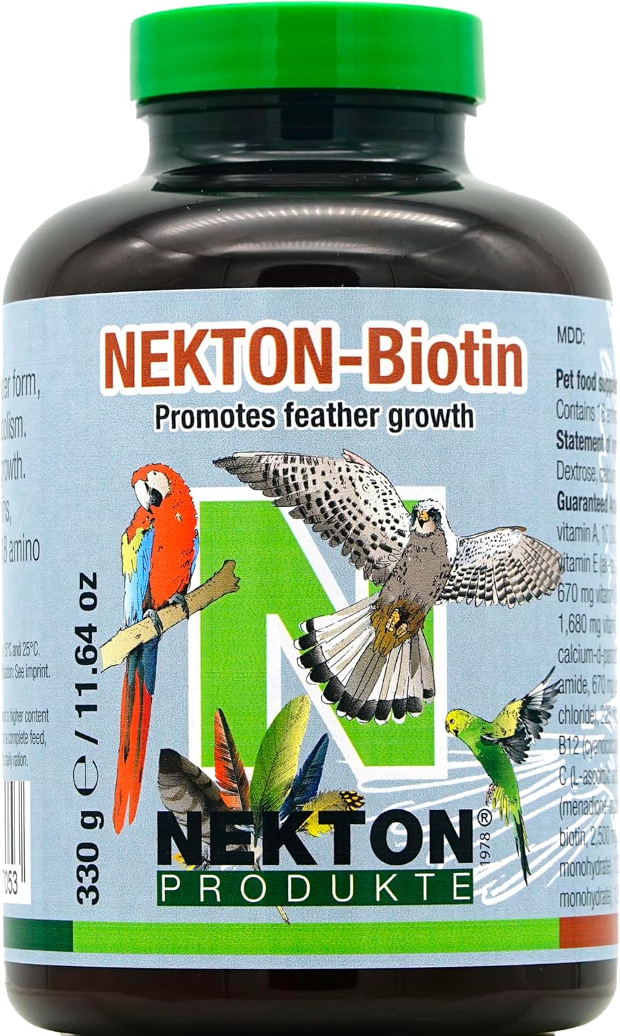 nekton-biotin for bird feathering 330gm/ 11.64oz, main product view