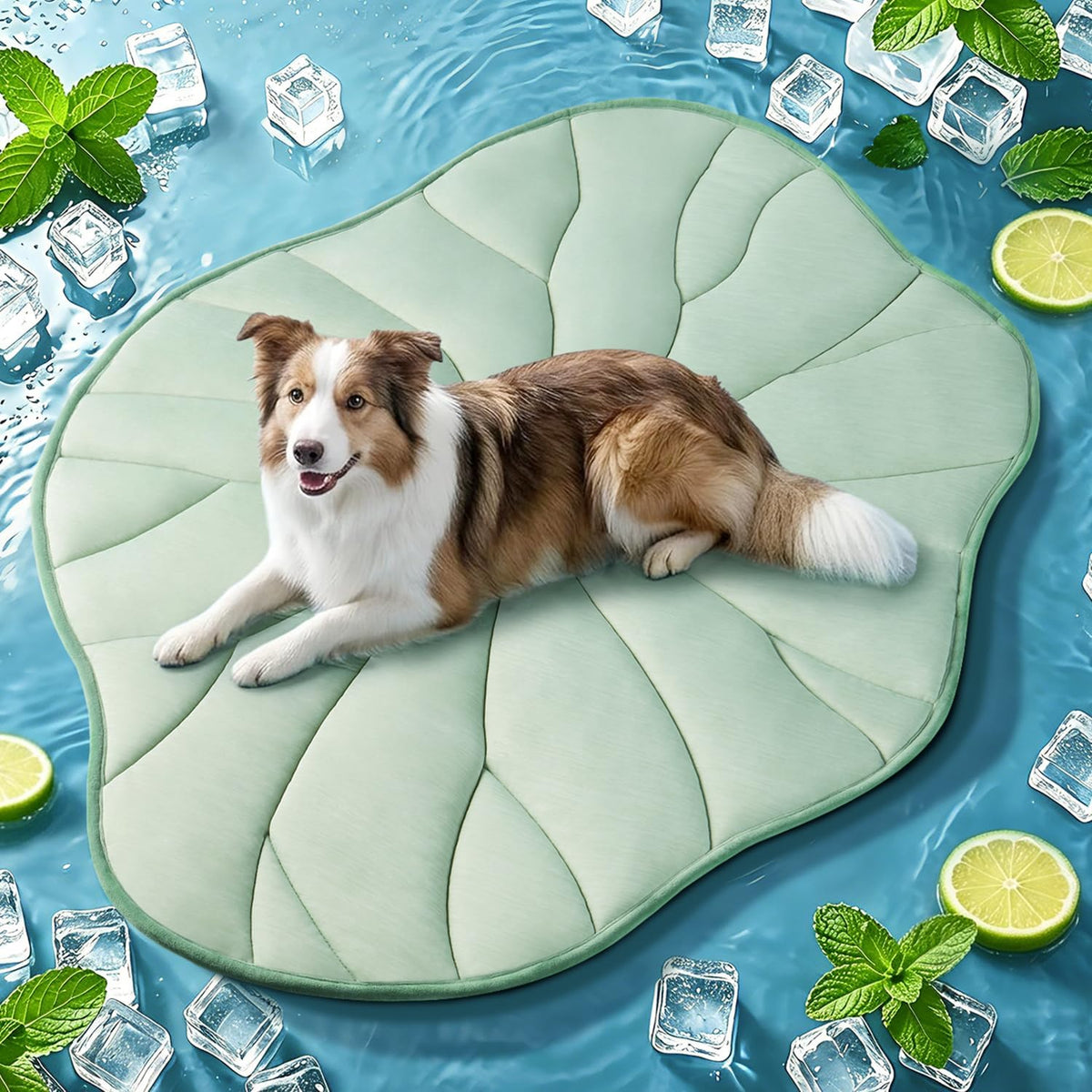 bg-babygo dog cooling mat, 48" x 28" reversible, main product view