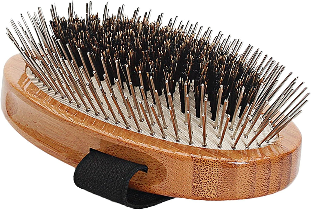bass brush wire pin and wild boar palm showing dimensions
