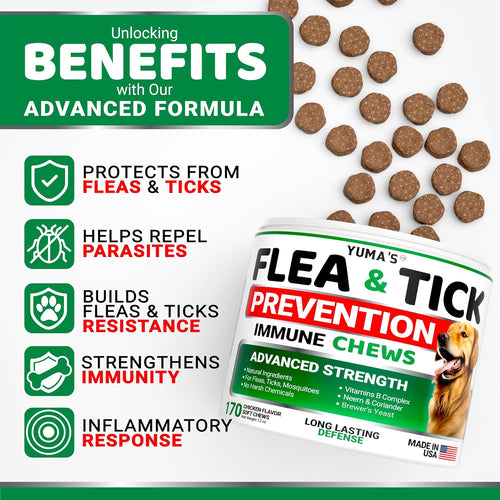 (2 pack) flea and tick prevention for dogs shown in use