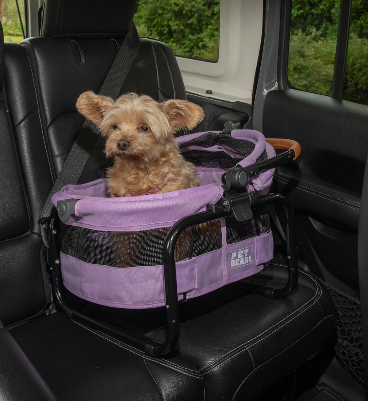 pet gear no-zip view 360 pet carrier &, close-up detail