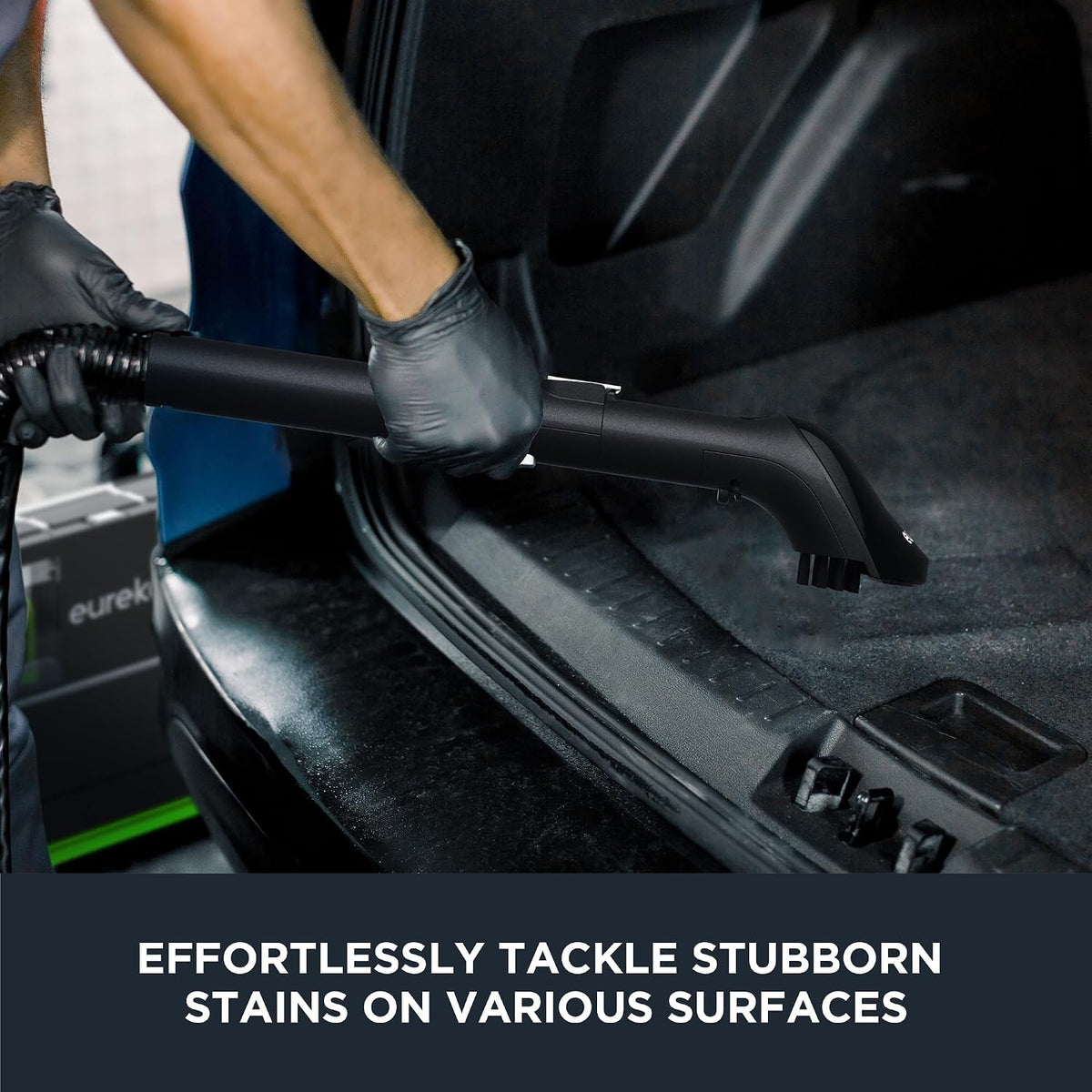 eureka portable carpet and upholstery cleaner, spot cleaner, close-up detail