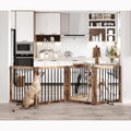 vantas 96" x 30", no-assembly wooden dog gate, main product view