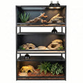 extra large pvc reptile enclosure 3 tier 48"x24"x24"with, main product view