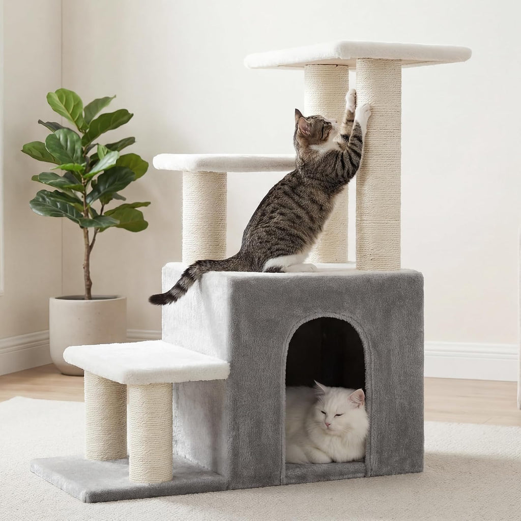 heybly cat scratching post, pet steps for indoor, view 9