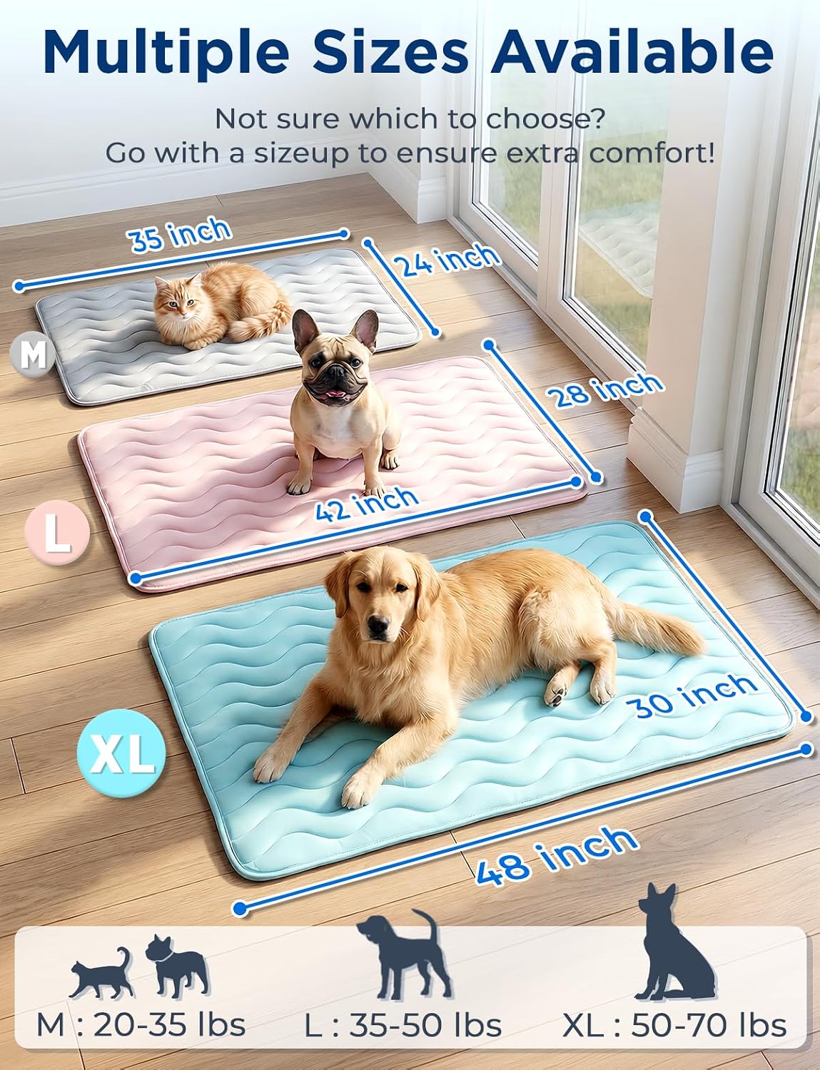 furrybaby dog cooling mat,self cooling mat for extra, package contents