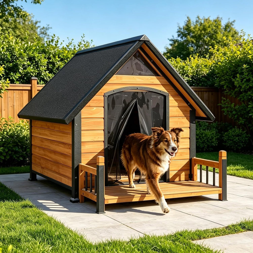 gutinneen extra large dog house outdoor with reinforced, main product view