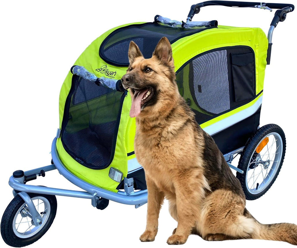 booyah extra large pet bike trailer dog stroller, main product view