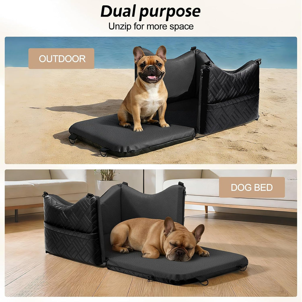 joejoy dog car seats for small medium dogs, side view