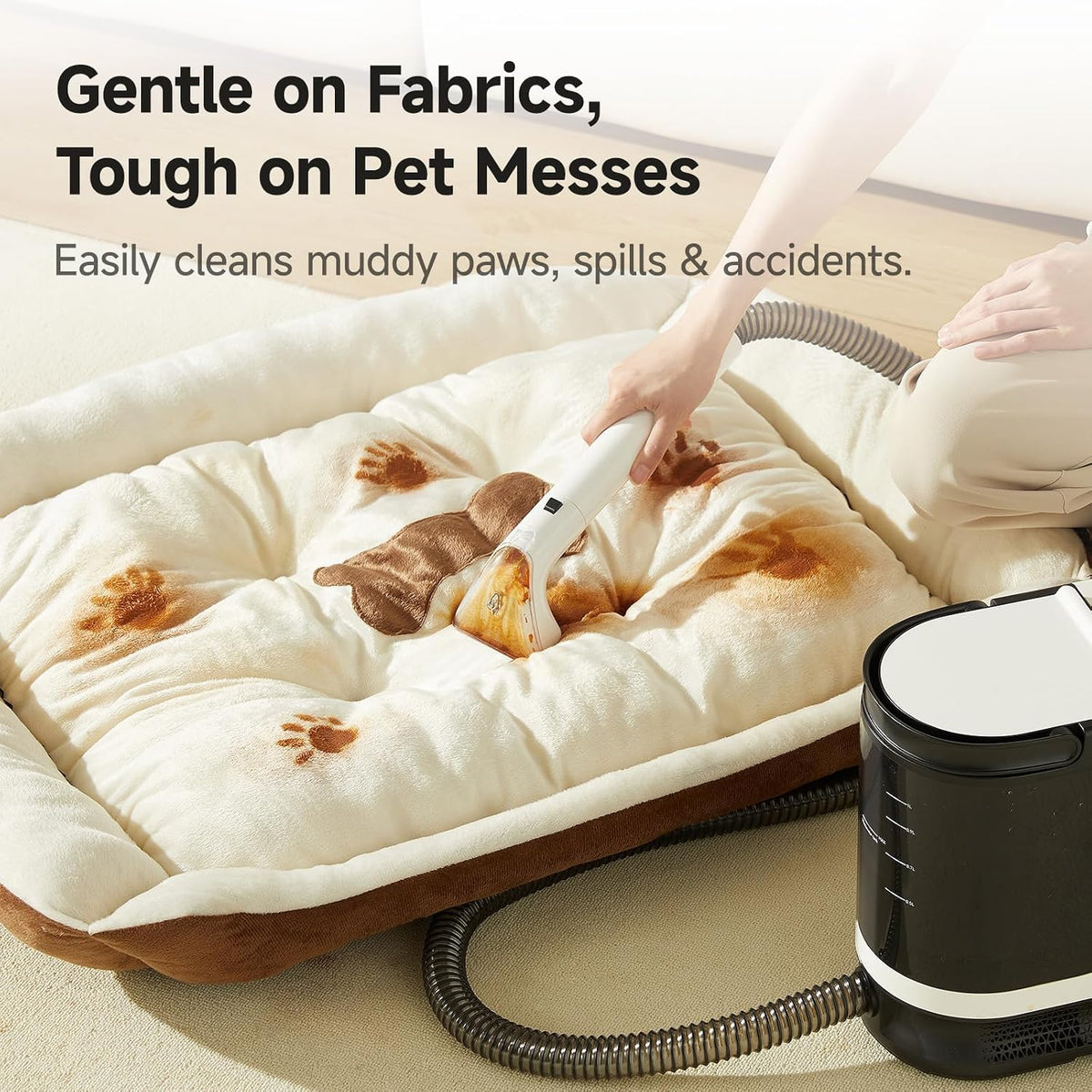 uwant carpet cleaner machine with powerful suction for, close-up detail