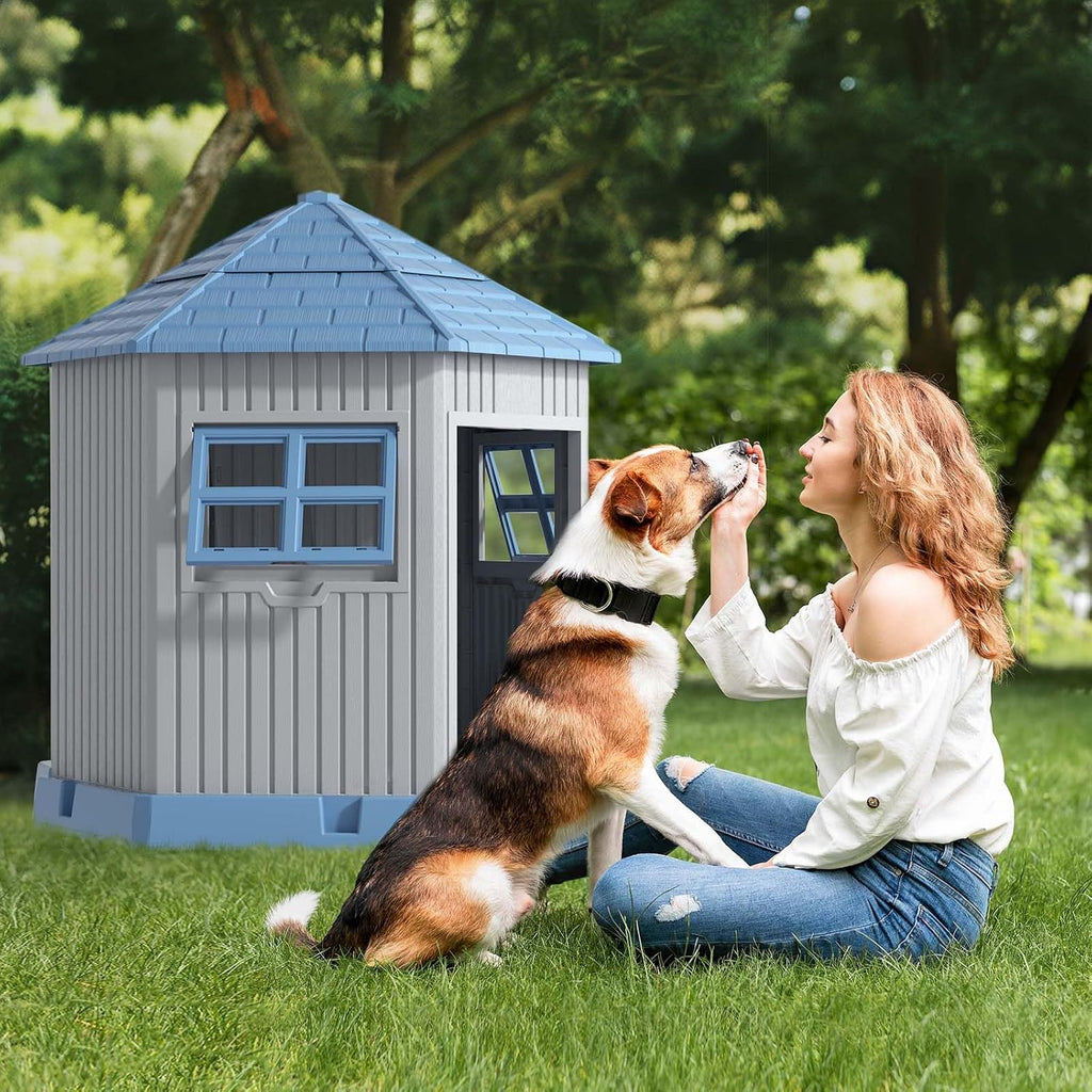 drato dog house indoor outdoor durable large dog, package contents