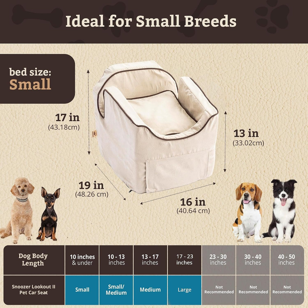 luxury lookout ii pet car seat in microsuede, close-up detail