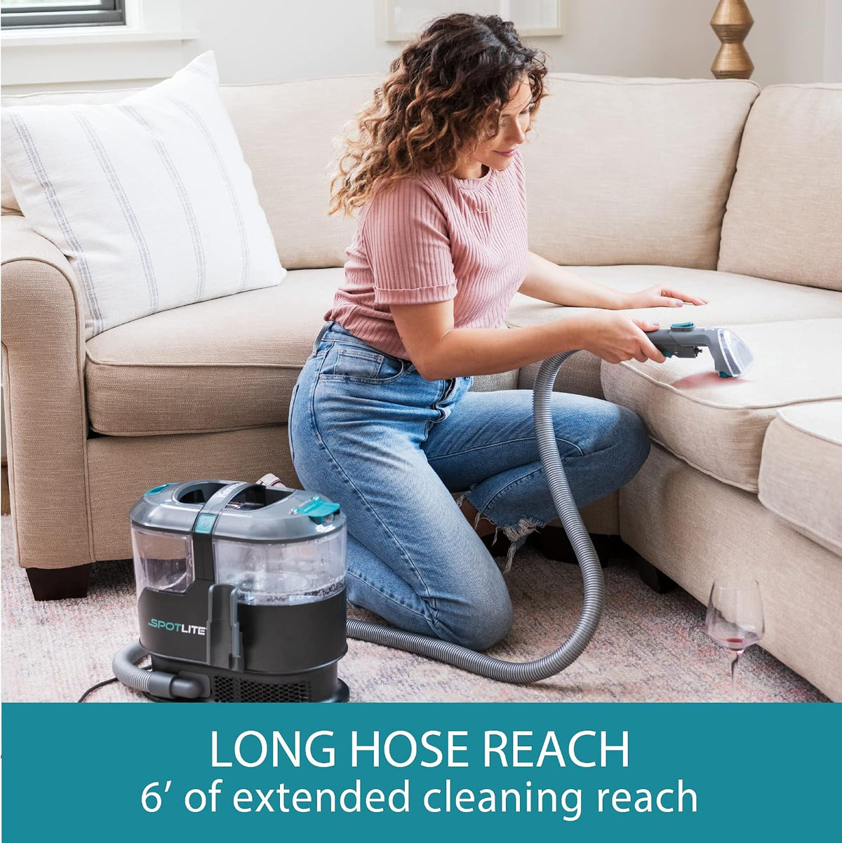 kenmore kw2001 spotlite portable carpet spot cleaner & showing dimensions