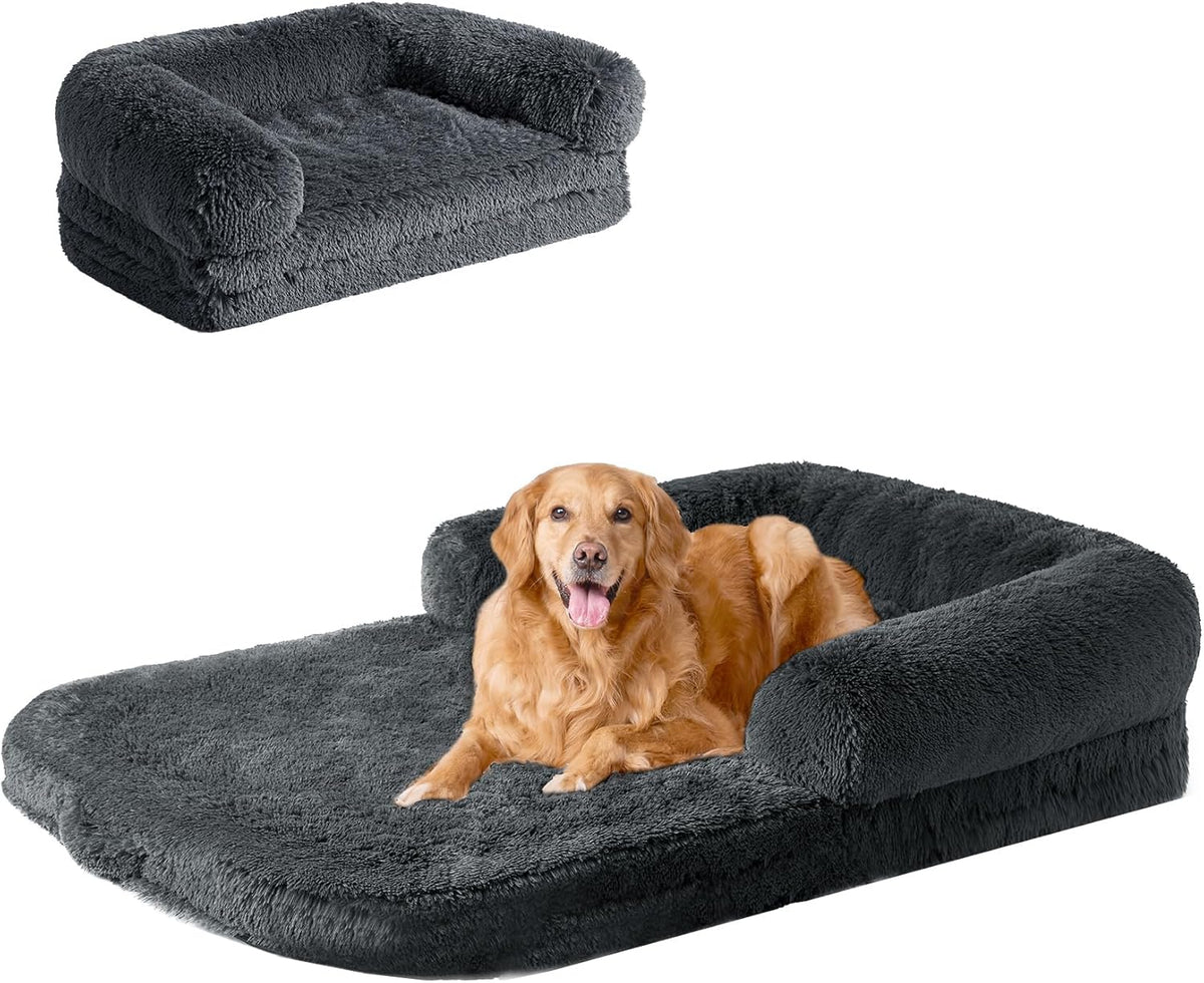 eheyciga foldable xxl dog bed for large sized, main product view