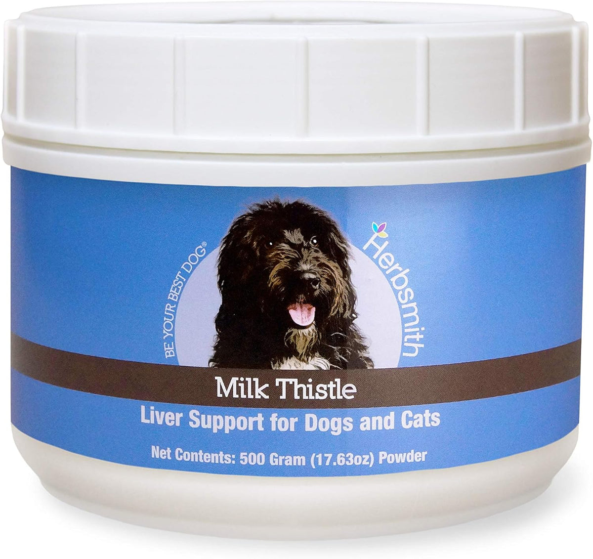 herbsmith organic milk thistle for dogs and cats, main product view