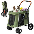 medium dog stroller, dual entry one-touch folding,small and, main product view