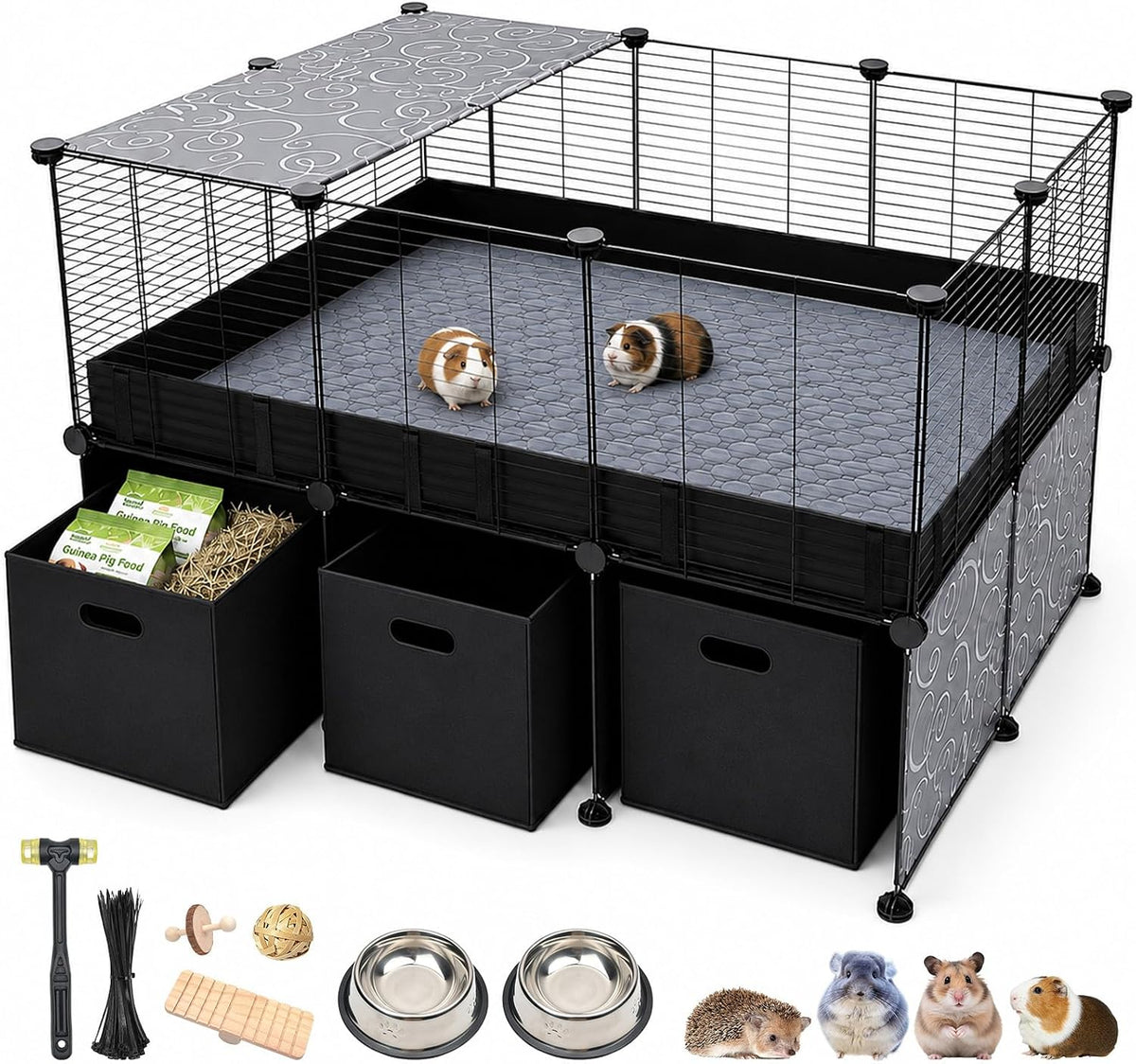 guinea pig cage - c&c small animal playpen, main product view