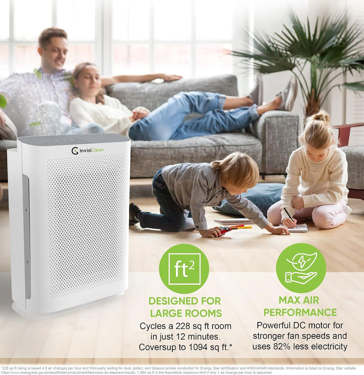 air purifier for home allergies & pets |, close-up detail