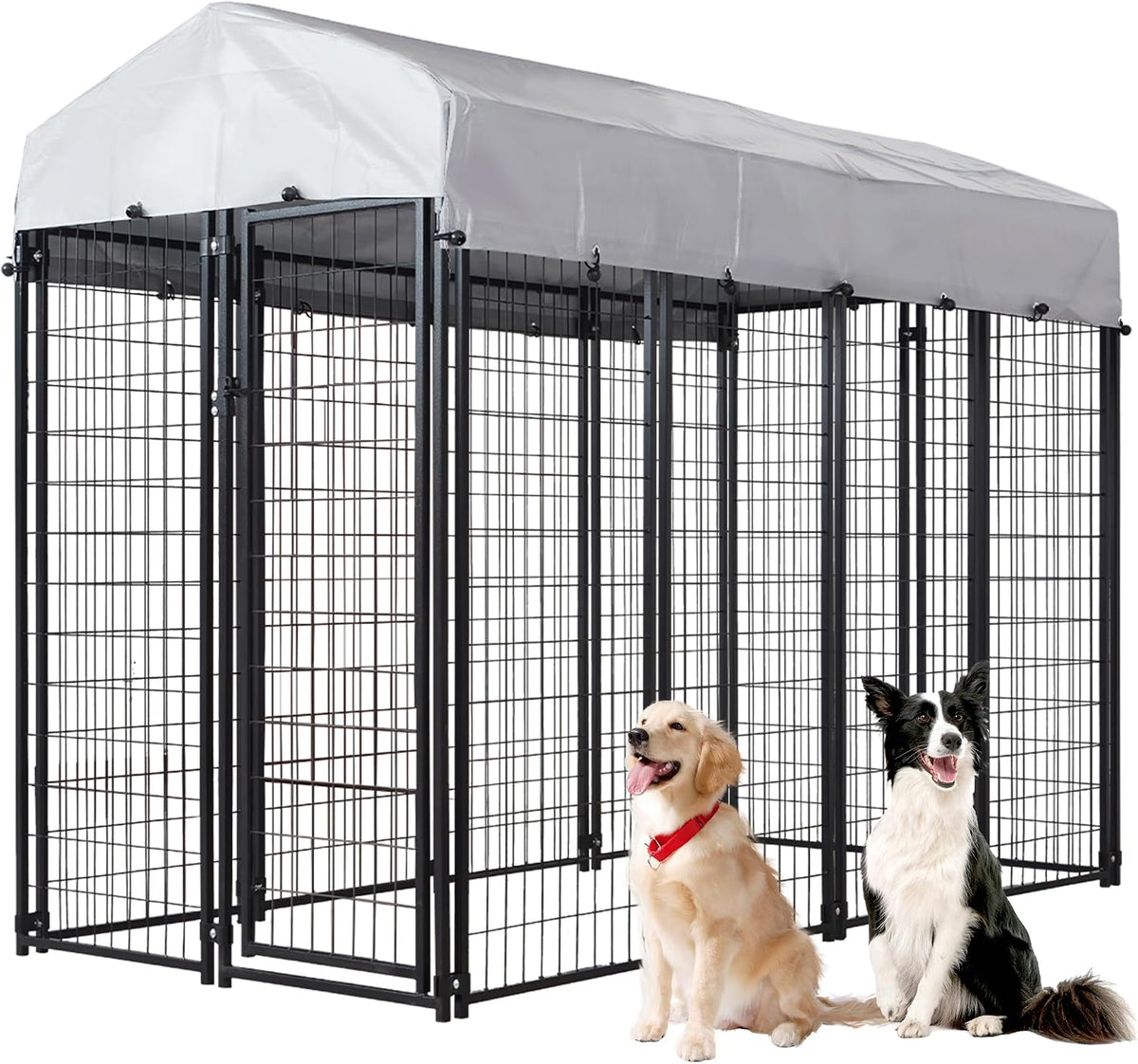 large dog kennel outside expandable outdoor pet pens, main product view