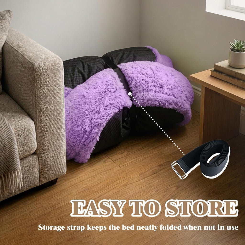 human dog bed, 71''x45''x12'' size fits you and on a desk or shelf
