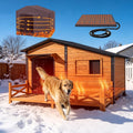 gutinneen extra large heated dog house for outside, main product view