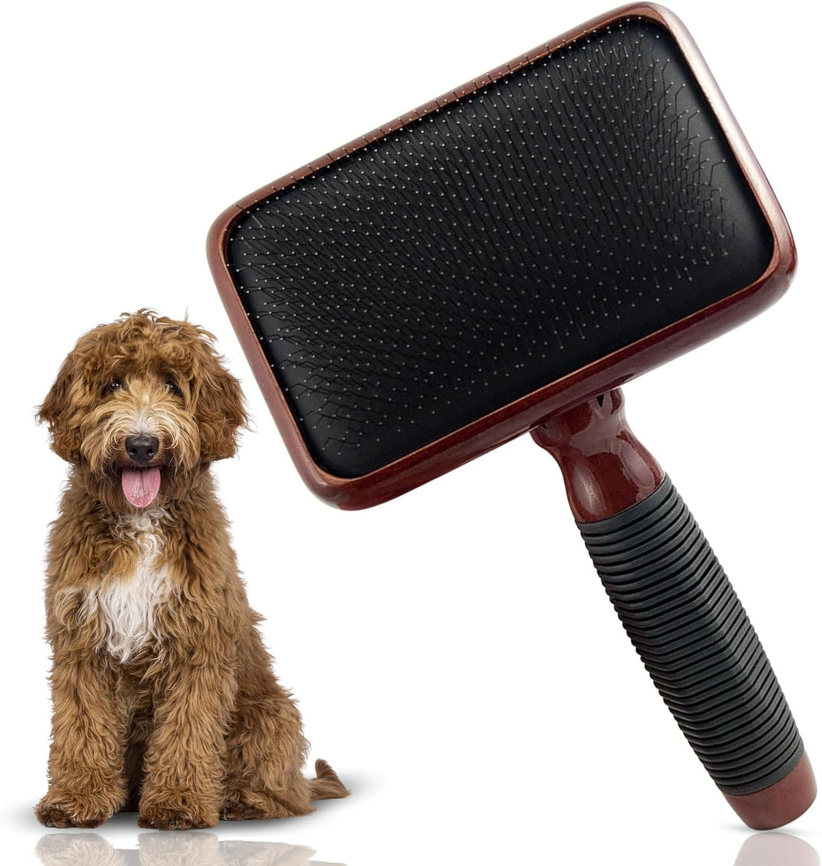 kenchii large slicker brush for dogs, detangling and, main product view