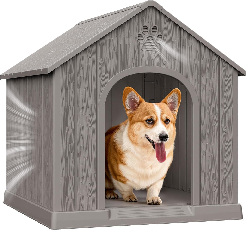 bifanuo outdoor indoor dog house for small & shown in use