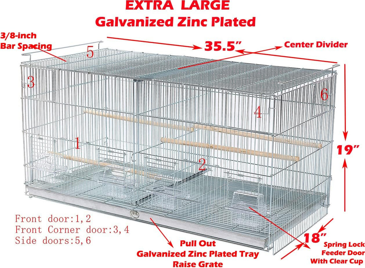 combo: extra large stainless galvanized zinc plated stack shown in use