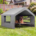 zooba extra large dog shade with elevated bed, main product view