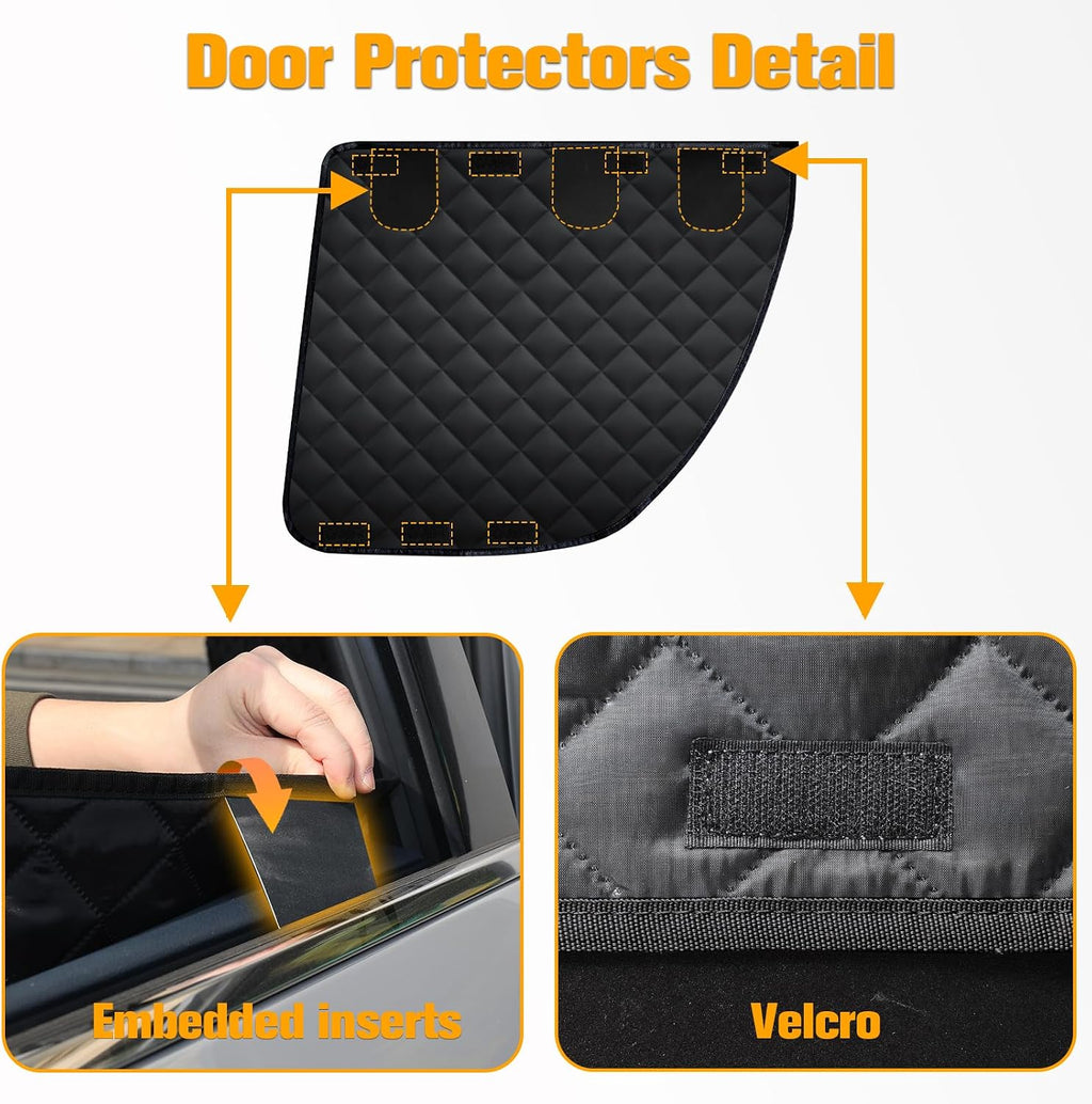 peticon dog seat cover for tesla model 3, close-up detail