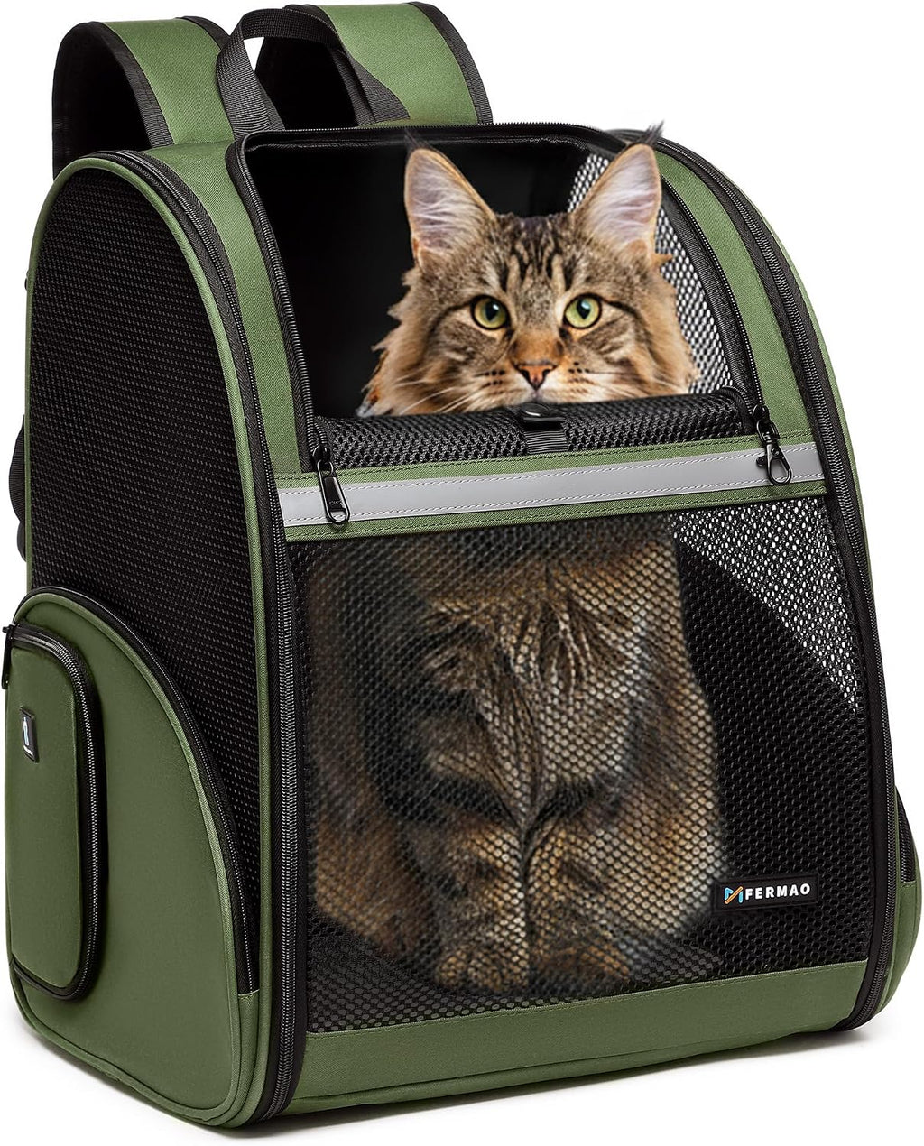 pet backpack carrier, large cat carrier backpack up, main product view