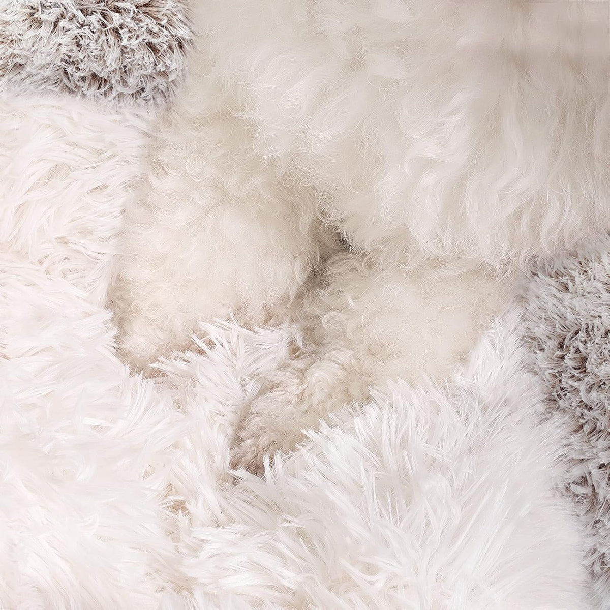 noyal hooded donut bed, calming cave for cats, close-up detail