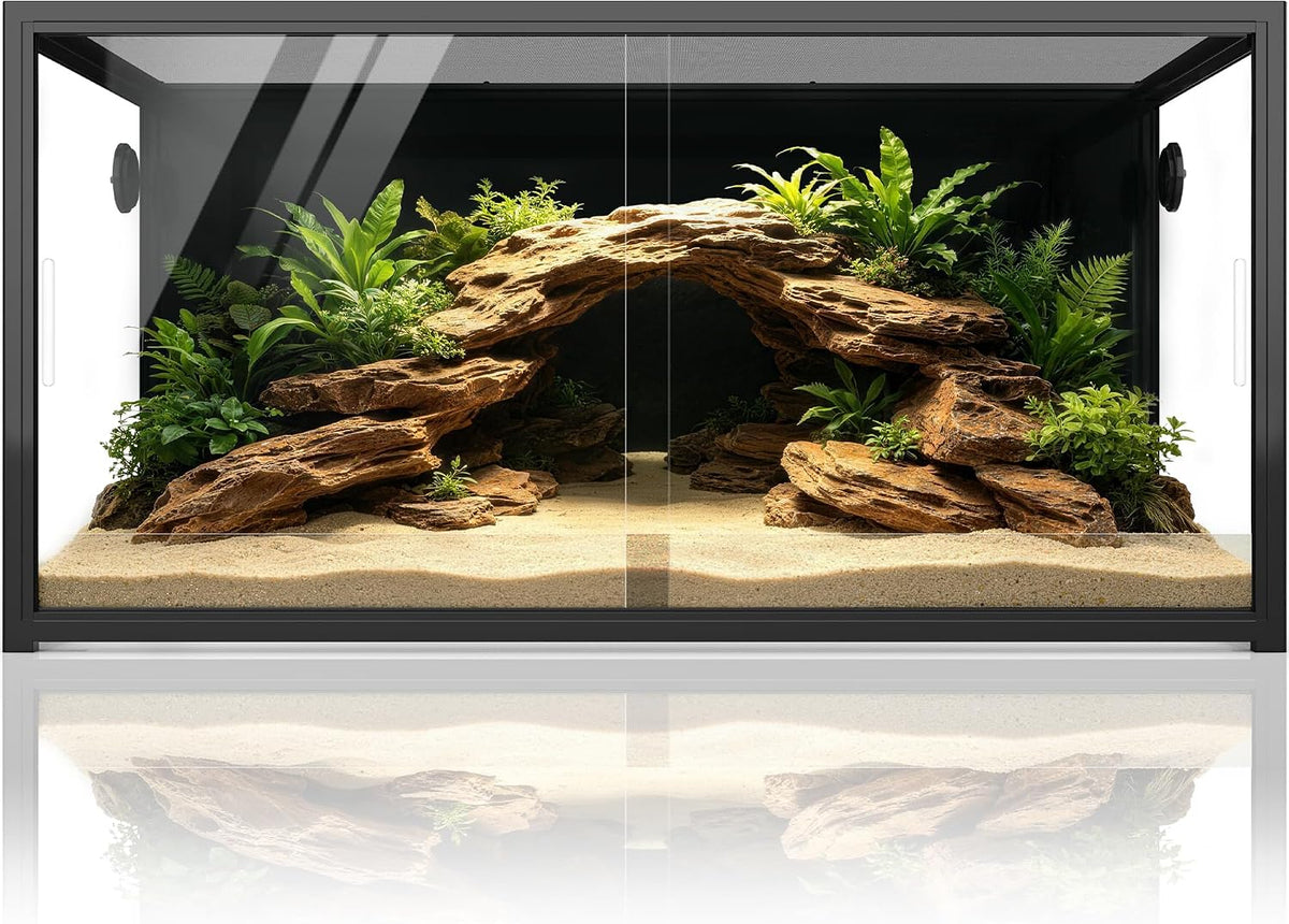 120 gallon reptile tank for bearded dragons,large reptiles,snakes, main product view